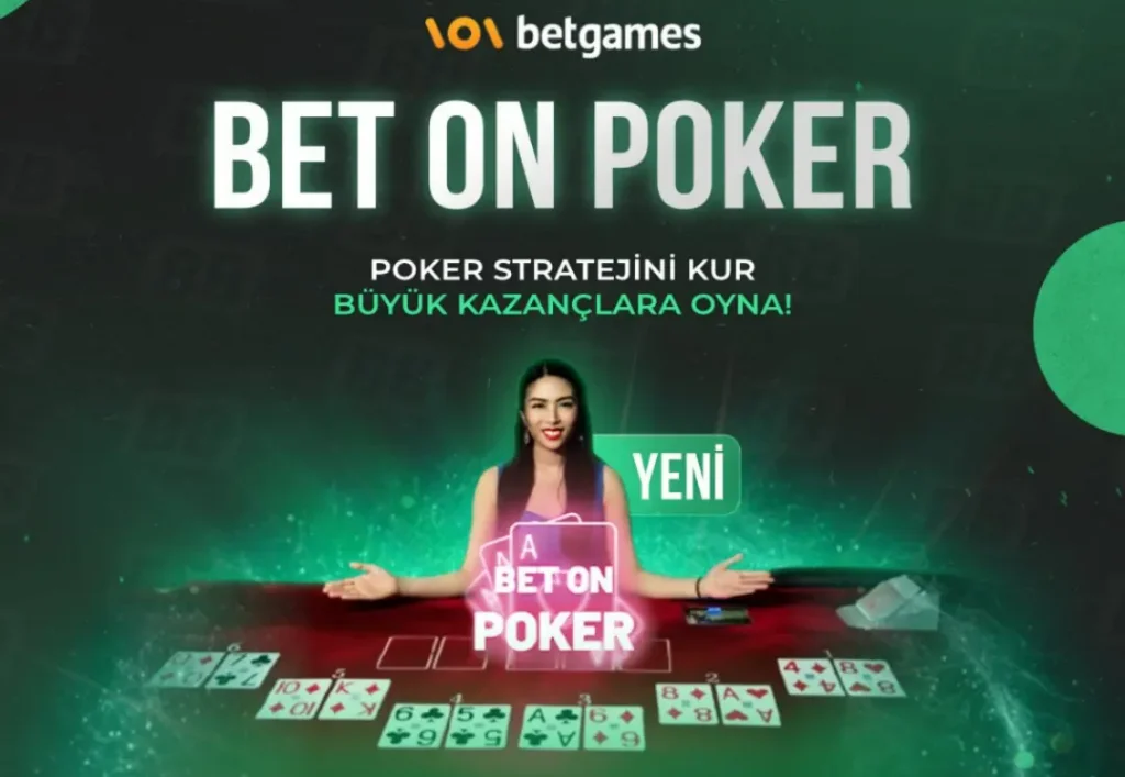 Bahisbey'de Canlı Poker betgames